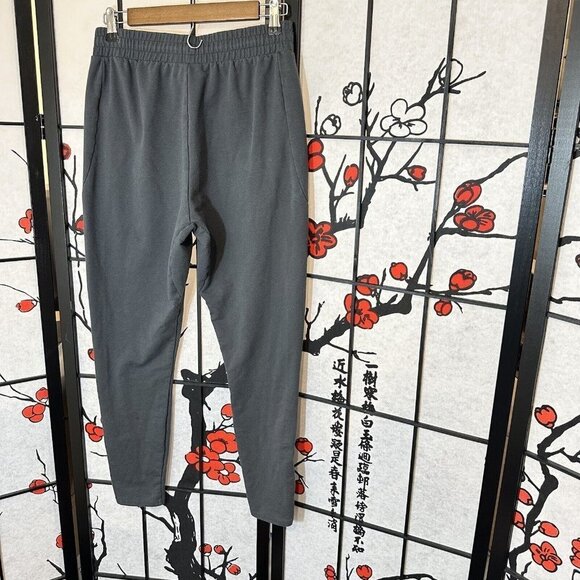 Gymshark Pants Mens S Gray Jogger Drawstring Zip Pockets Blend Ankle Zipper - Picture 3 of 6
